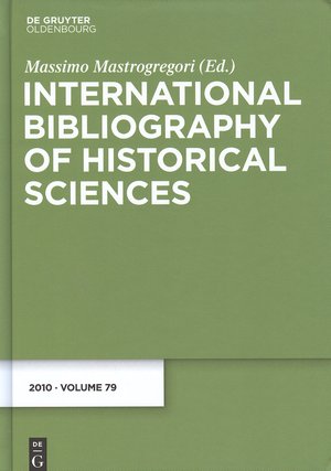 International bibliography of historical sciences : [ medzinrodn bibliografia - slovensk as].