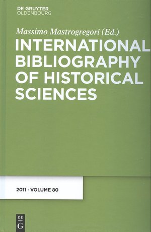 International bibliography of historical sciences : [ medzinárodná bibliografia - slovenská časť].