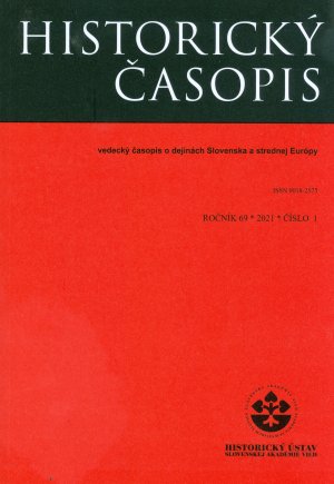 Historick asopis - vedeck asopis o dejinch Slovenska a strednej Eurpy