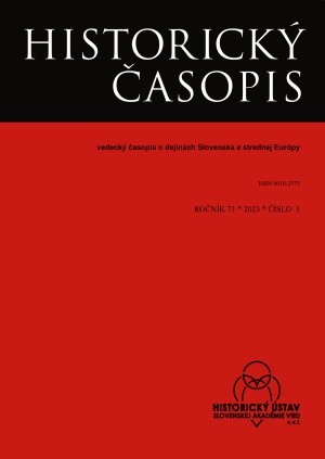 Historick asopis : Historickho stavu SAV (do r. 2012) : vedeck asopis o dejinch Slovenska a strednej Eurpy (od r. 2012).