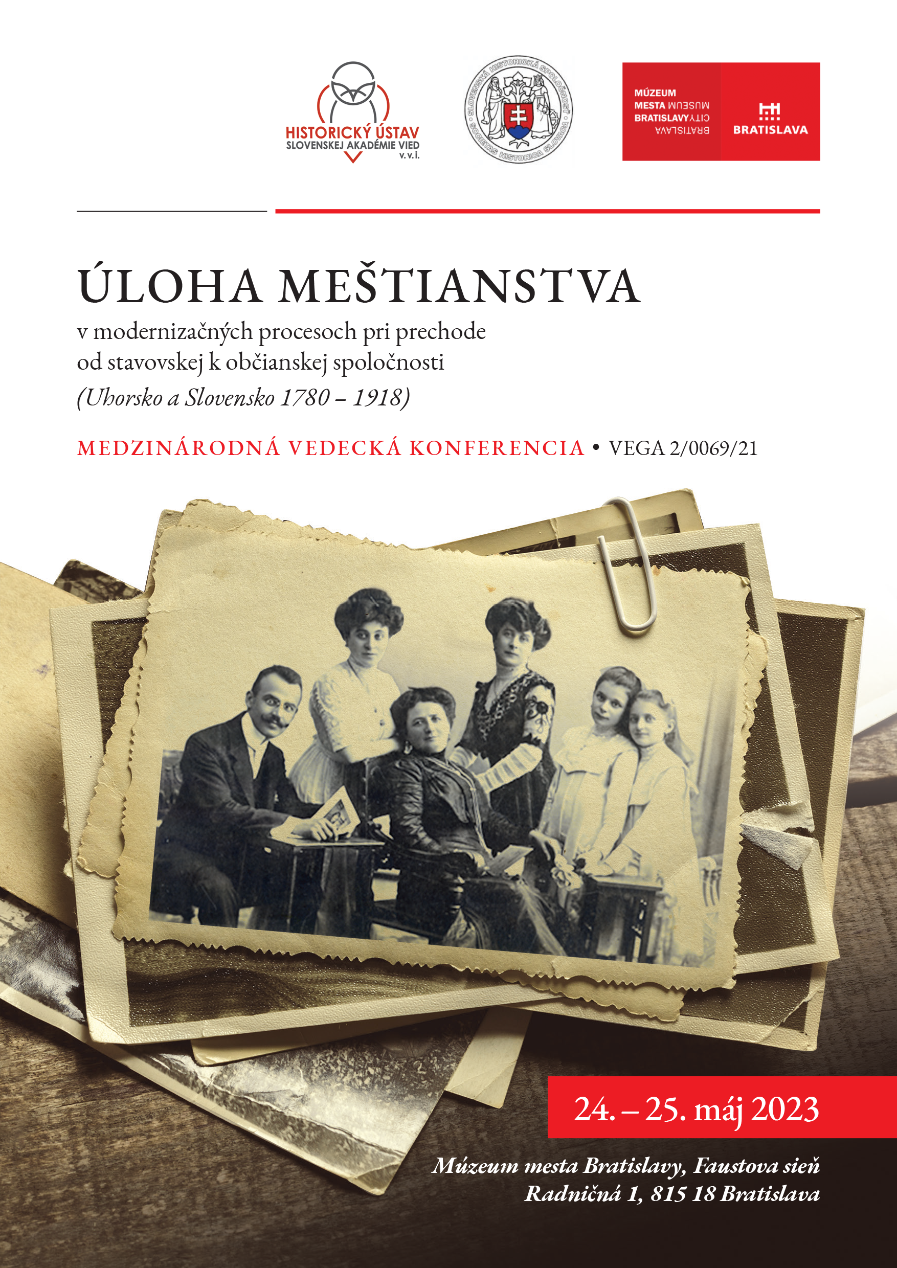 ÚLOHA MEŠTIANSTVA v modernizačných procesoch pri prechode od stavovskej k občianskej spoločnosti (Uhorsko a Slovensko 1780 – 1918)